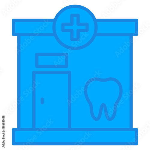 Dental Clinic Icon For Design Elements