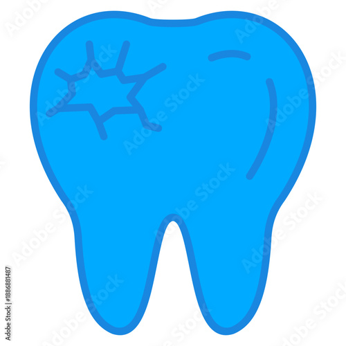 Tooth Decay Icon For Design Elements