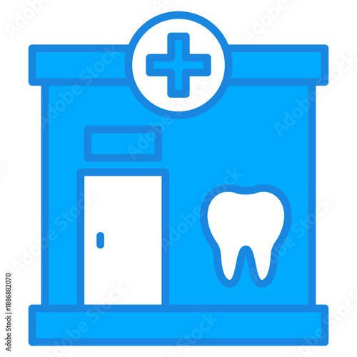 Dental Clinic Icon For Design Elements