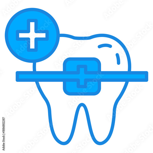 Orthodontic Care Icon For Design Elements
