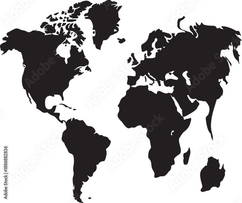 Placeholder image display world map