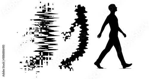 silhouette of a man illustration