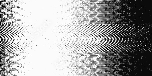 Abstract monochrome image with horizontal lines and textured dark areas