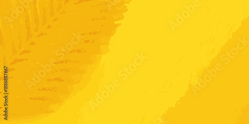Abstract yellow background with brushstroke texture and vibrant color gradients
