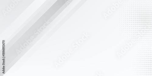 White hafltone box gradient rectangle presentation background. Vector illustration design for presentation, banner, cover, web, flyer, card, poster, wallpaper, texture, slide, magazine, and powerpoint