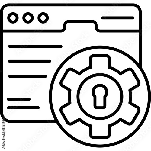 Permission Settings Outline Icon