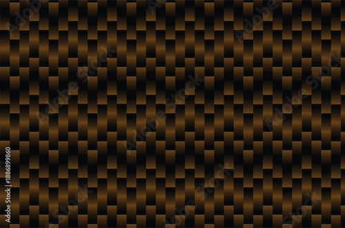 Brown and black woven pixel pattern