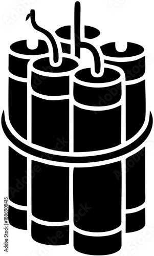 Bundle of dynamite sticks.