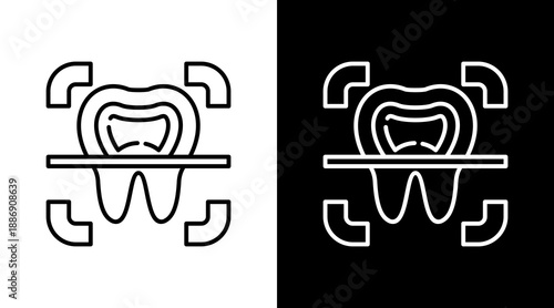 Dental Xray Icon For Design Elements