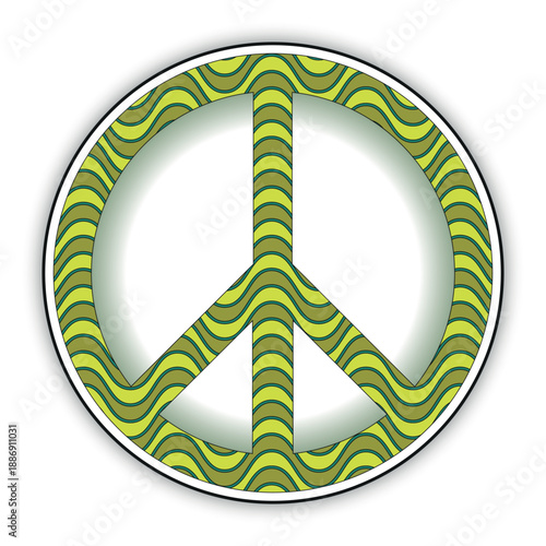 Universal icon decorated with patterns