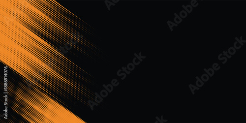 orange black brush Car sticker wrap pattern banner abstract sporty lines black orange color combination grunge brush pattern racing motorsport design.