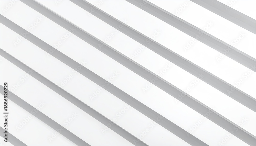 Obraz premium Clean, abstract diagonal white and gray parallel lines forming a pattern