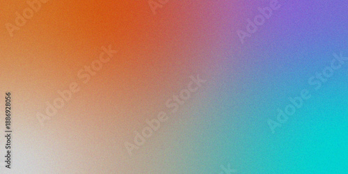 soft Noise Grain Pattern with orange and blue Vibrant Colors.. abstract luxury gradient blurred, rough, grain, noise background design .modern plain mesh vector illustration . Best design for your ad,