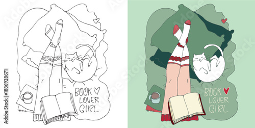 Trendy hand drawn doodle lettering quote about Books. Lettering for t-shirt design, mug print, bag print, clothes fashion. 100% hand drawn vector image.
