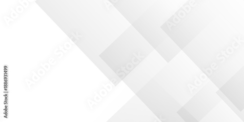 Abstract modern white design features subtle shadows . Modern white and gray technology concept diamond triangle geometric line background . abstract tech banner design. Graphic design element stripe