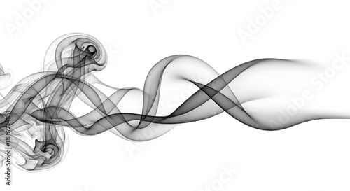 Abstract Ethereal Smoke Wave for Modern Graphic Design Layouts