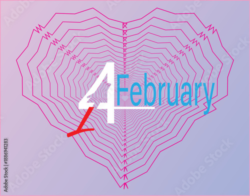 14 february love vector design