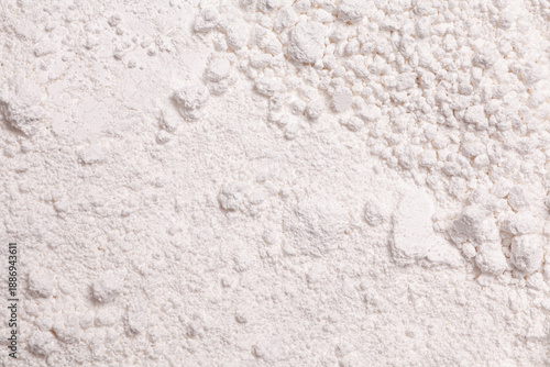 texture of tooth powder close-up