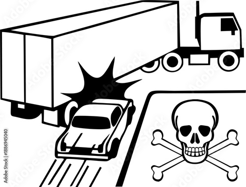 SEÑAL PRECAUCION GIRO AMPLIO VECTOR