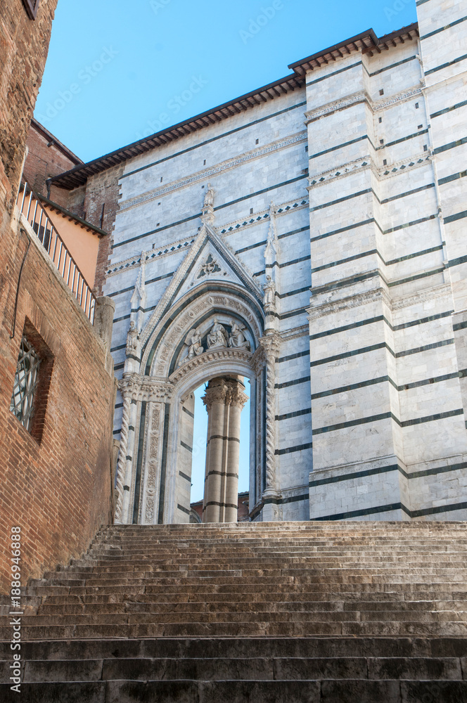 Naklejka premium Siena la città del palio