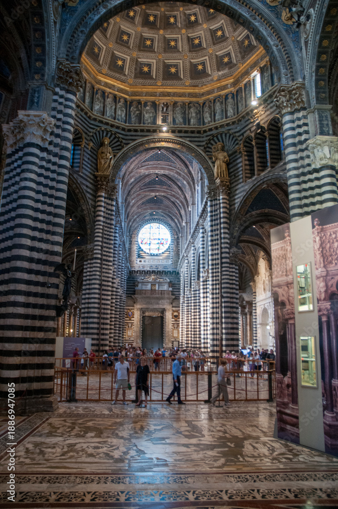 Naklejka premium Siena la città del palio