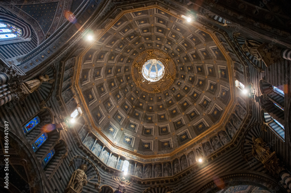 Naklejka premium Siena la città del palio