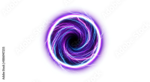 Dynamic Sci-Fi Gateway Opening with Digital Energy Trails