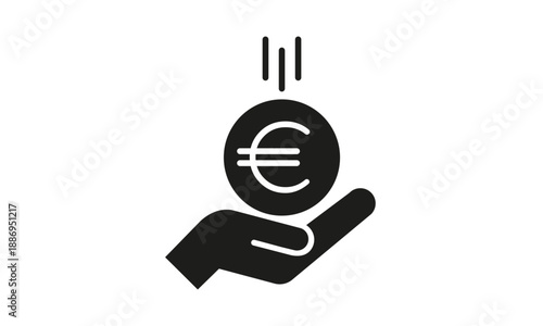 Vektor - Hand mit Geld / Vector - hand with money