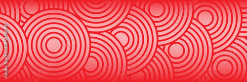 Abstract Red Gold Lines Round Shape Luxury Pattern Background, white and gold background round shape. vector