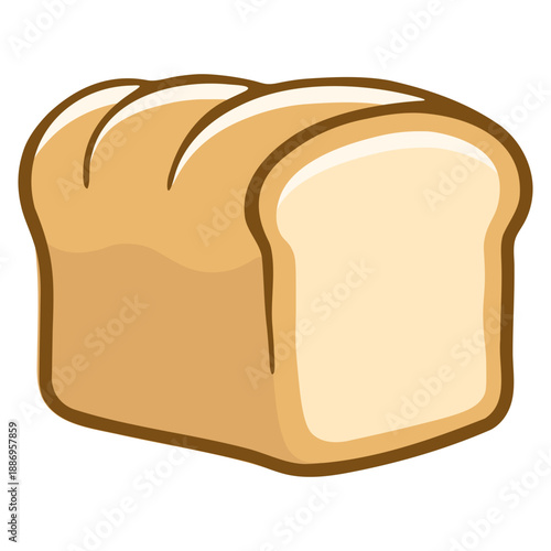 White Bread Illustration