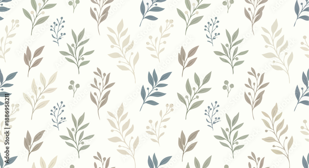 Obraz premium seamless floral pattern