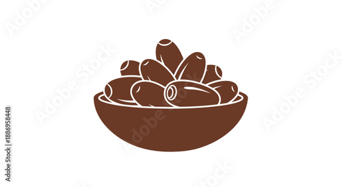 Bowl of dark chocolate chips