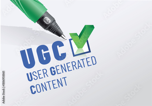 UGC - Acronyme - user generated content 