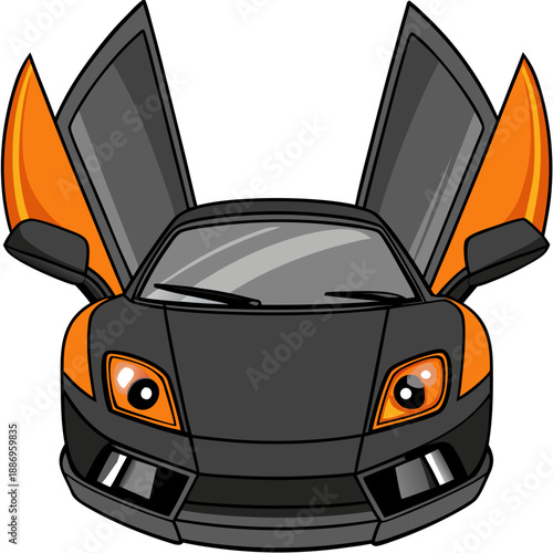 cartoon car vector illustration