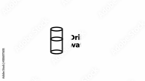 Drink Water Reminder Animation with Glass and Straw