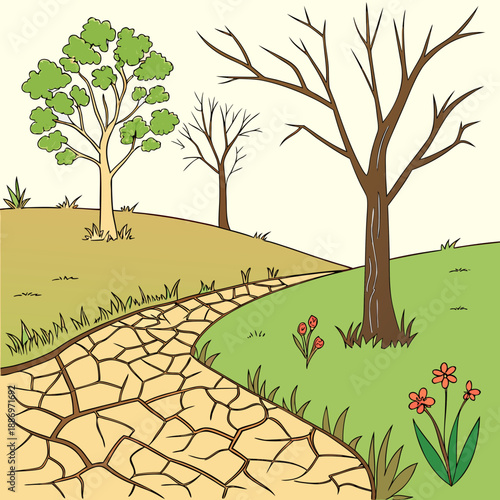 Dry to Lush Garden Transition - Water-Wise Landscape Design