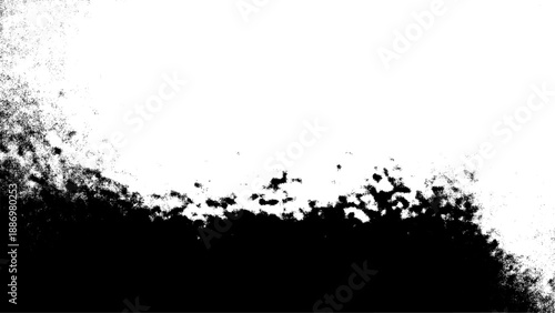 Distressed Black and White Grunge Texture for Overlay Abstract Background