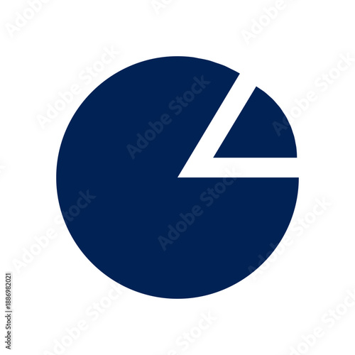 Pie Chart Icon in Solid 