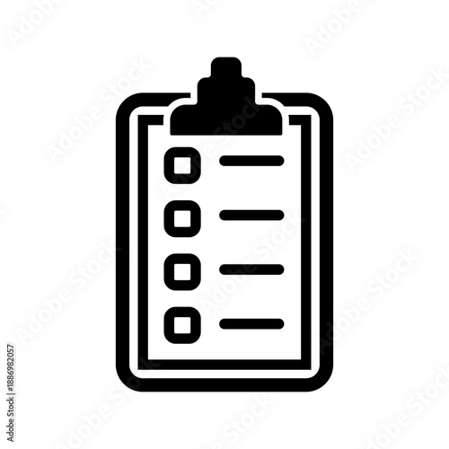 Checklist Icon in Outline