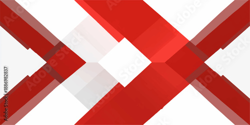 An abstract composition of layered pink geometric shapes creating a dynamic play of light and shadow.