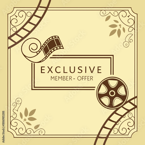 Exclusive Member Offer Video with Premium Gold Accents