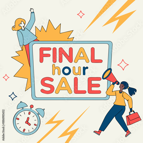 Intense Final Hour Sale Animation with Urgency