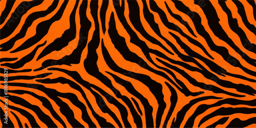 Seamless tiger skin texture and zebra stripe pattern design featuring wild animal fur print for a nature inspired safari wildlife wallpaper or fabric vector