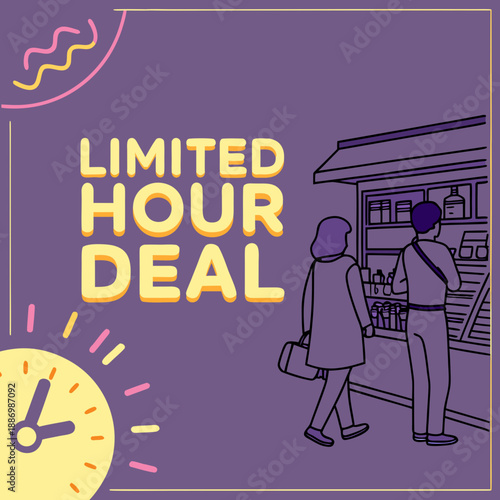 Time-Sensitive Limited Hour Deal Video: Glowing Digital Countdown