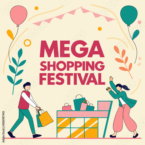 Energetic Mega Shopping Festival for Unbeatable Deals