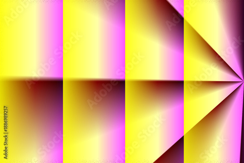 paper cut style aesthetic YELLOW PURPLE gradient pattern with abstract blured effect