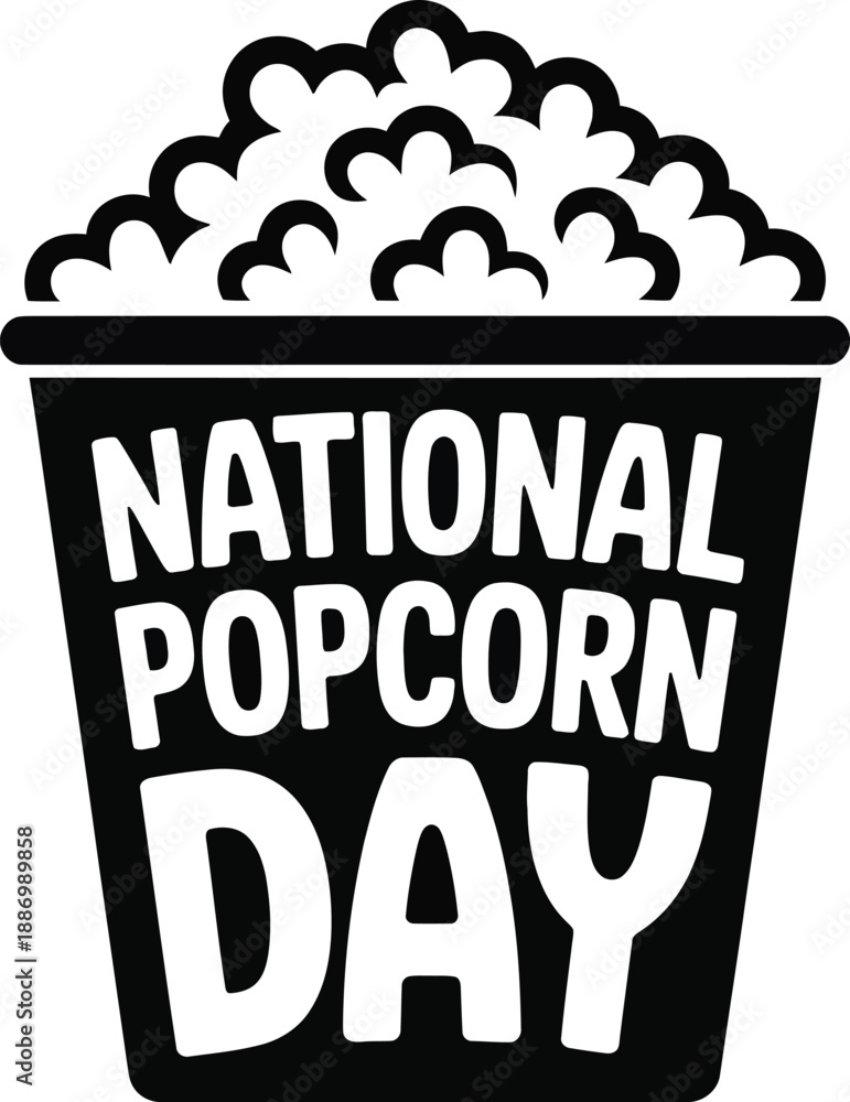 Φωτογραφία Celebrate national popcorn day with this classic delicious snack icon illustrati