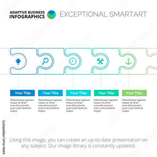 Process Puzzle Diagram Template
