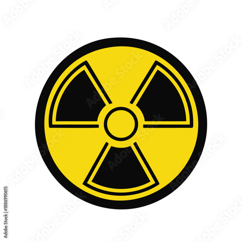 Radioactivity Warning Sign Vector