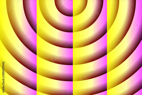 paper cut style aesthetic YELLOW PURPLE gradient pattern with abstract blured effect